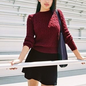 American Apparel Cable Knit Sweater